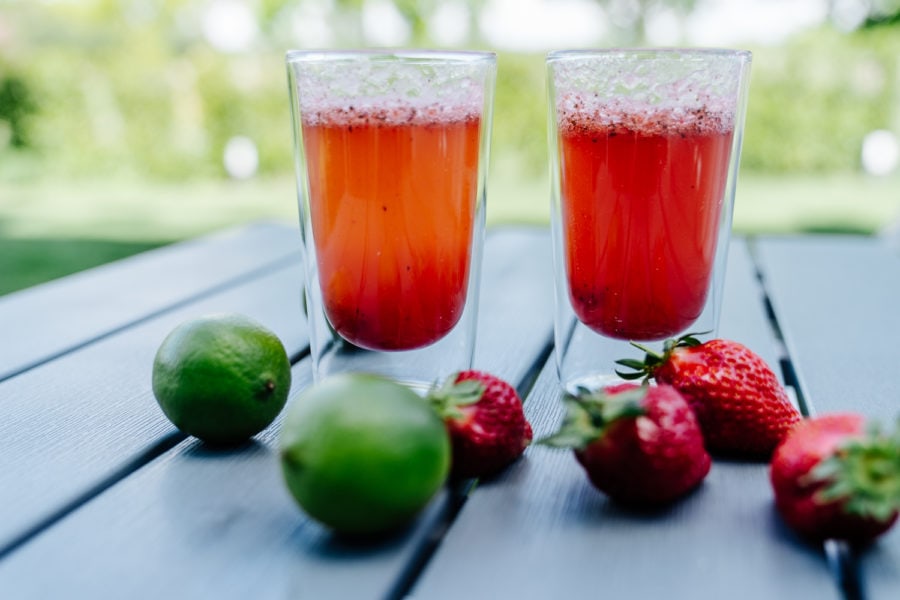 Erdbeer-Minze Limonade - Rezept für eine sommerliche Erfrischung