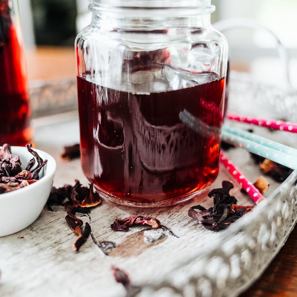 Agua de Jamaica selbstgemacht